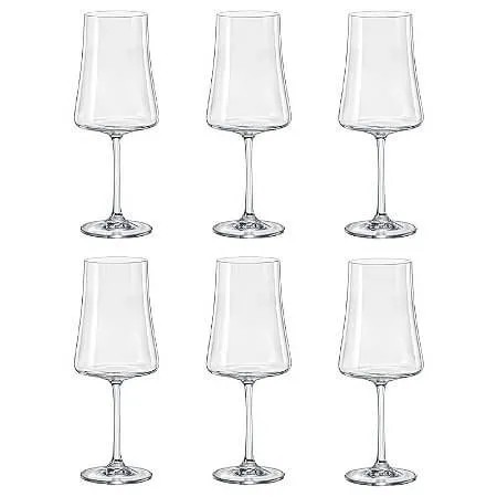 JOGO DE 6 TACAS PARA AGUA XTRA EM CRISTAL ECOLOGIC