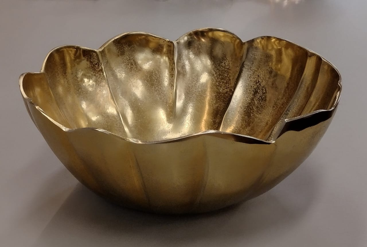 BOWL DE METAL DOURADO