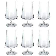 JOGO DE 6 TACAS PARA CERVEJA XTRA EM CRISTAL ECOLO