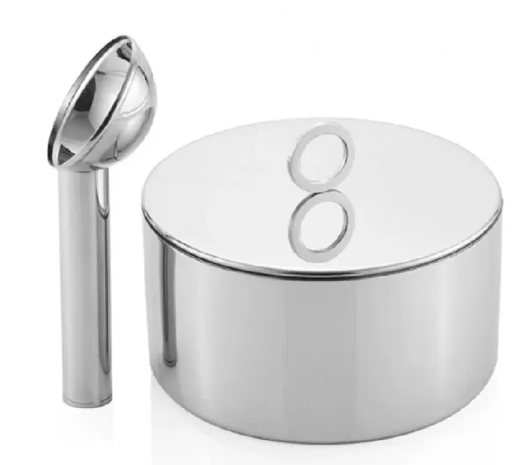 PORTA SORVETE TERMICO VENEZIA INOX COM CONCHA