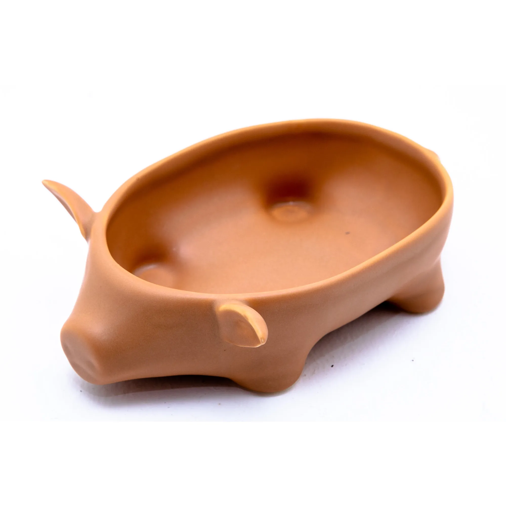 BOWL PIG MARROM MATTE