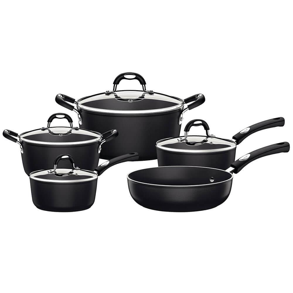 JG PANELAS 5PCS MONACO INDUCAO PRETO C/REV.ANTIADE