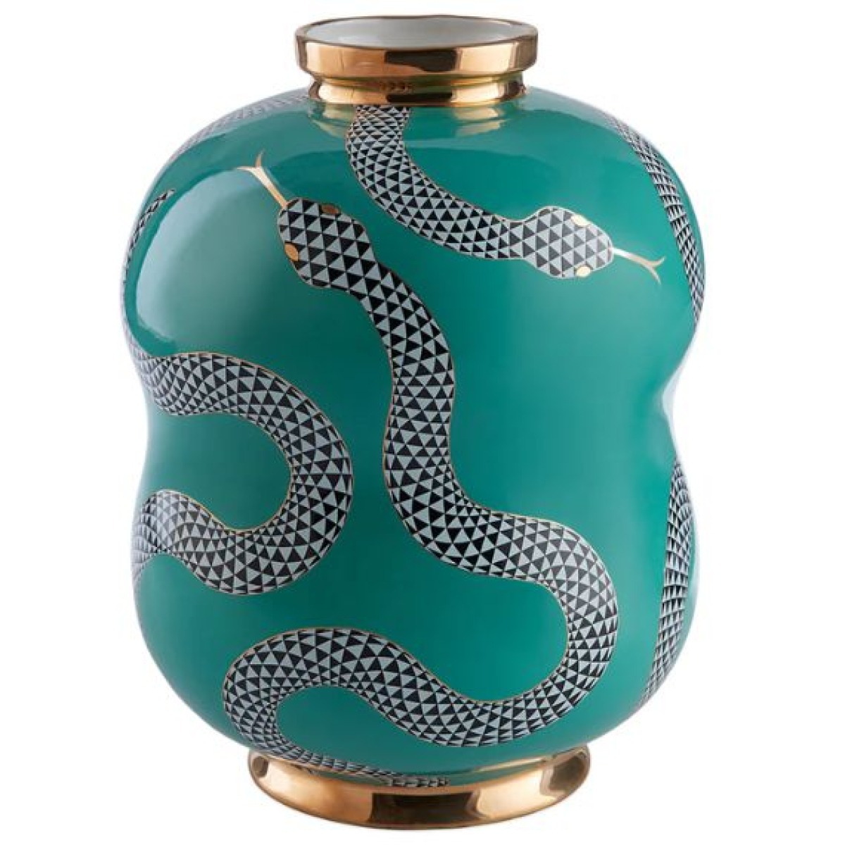 VASO APERTADO EDEN VERDE ACINZENTADO