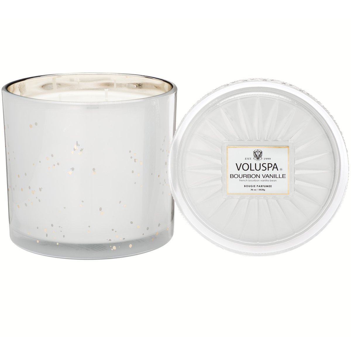 VELA POTE VIDRO G 150H BOURBON VANILLE