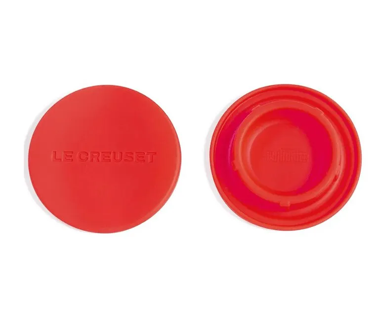 SET 2 TAMPAS DE SILICONE PARA MOEDORES VERMELHO