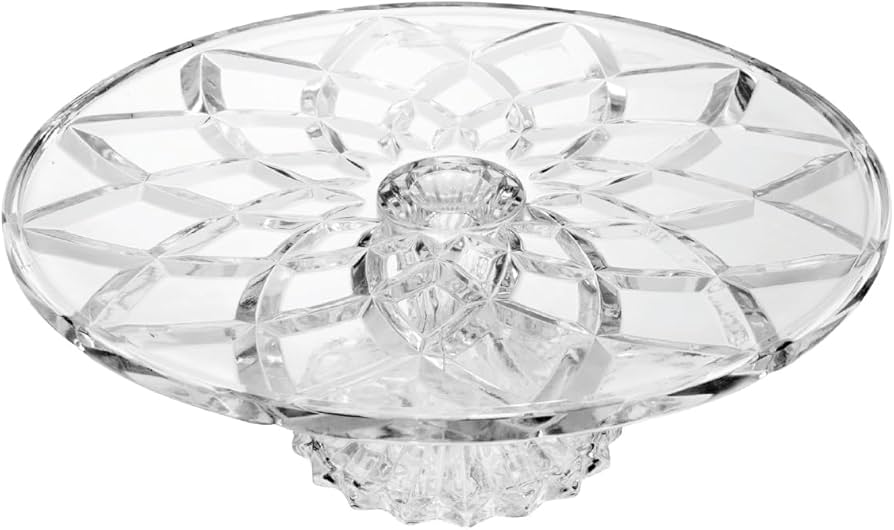 PRATO PARA BOLO COM PE DELI DIAMOND 30CM X 9,5CM