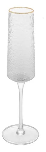JG C/6 TACAS P/CHAMPANHE DE CRISTAL ECOLOGICO