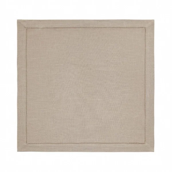 GUARDANAPO PONTO AJOUR 50CMX50CM COLORATTA TAUPE
