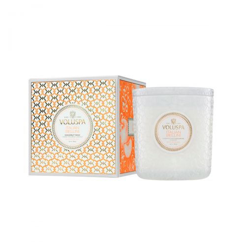VELA POTE VIDRO LUXE +80H ITALIAN BELLINI