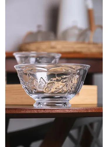 BOWL NEW BUTTERFLY 12CM X 12CM X 6,5CM CRISTAL ECO